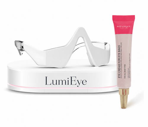 LumiEye® 2'si 1 Arada Kırmızı Işık Terapisi + EMS ile Göz Altı Torbalarını Yok Edin
